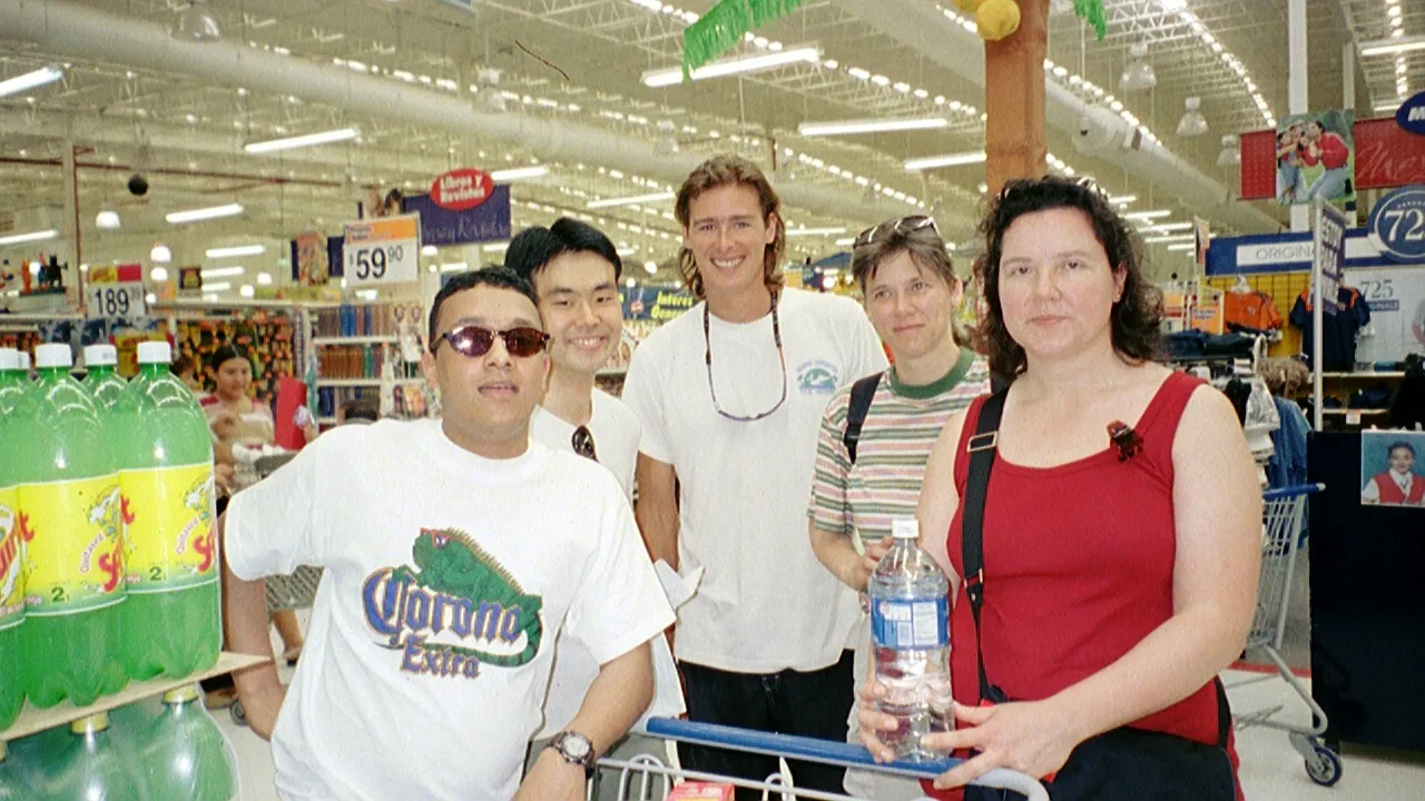 Looking calm despite the chaos of shopping together. We never agreed on anything!