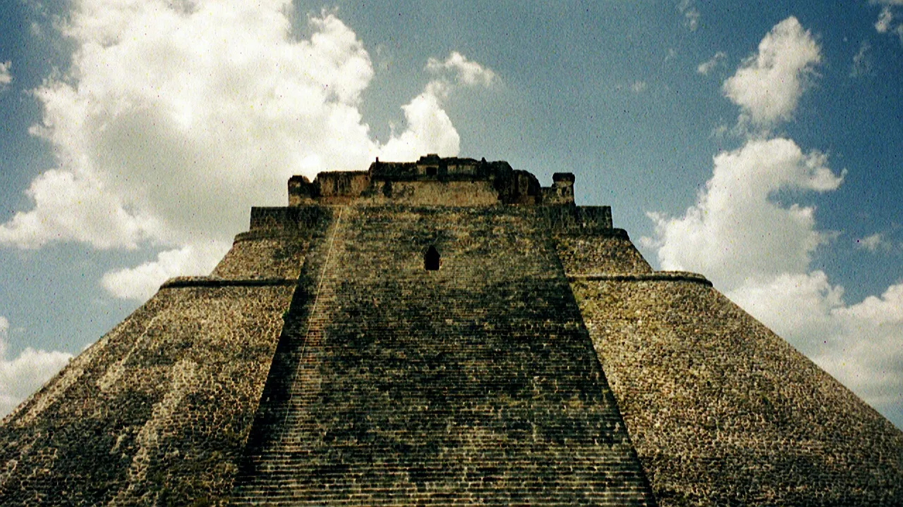 At Uxmal ruins