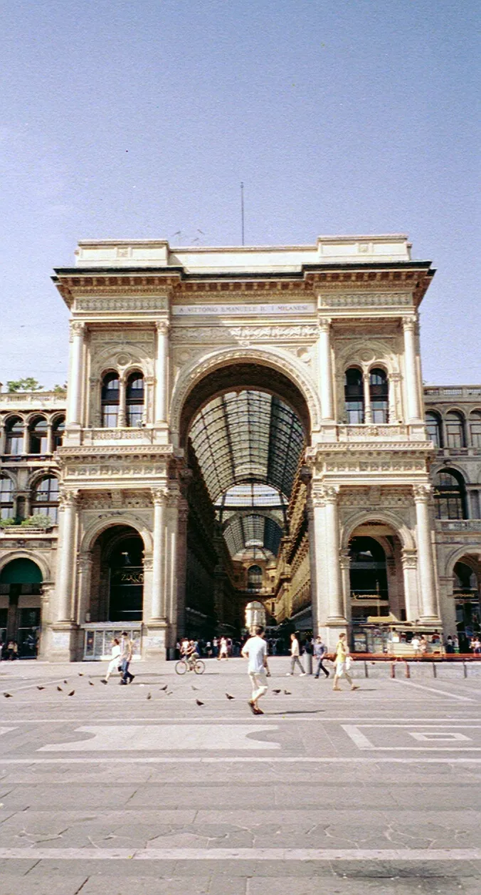 The main square at Milan, Italy, where I started my month adventuring in Europe