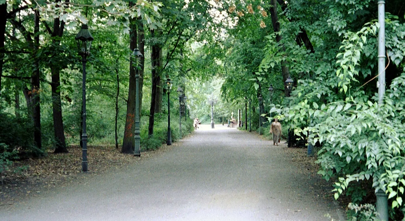 A peaceful afternoon in a park near Berlin Zoogarden