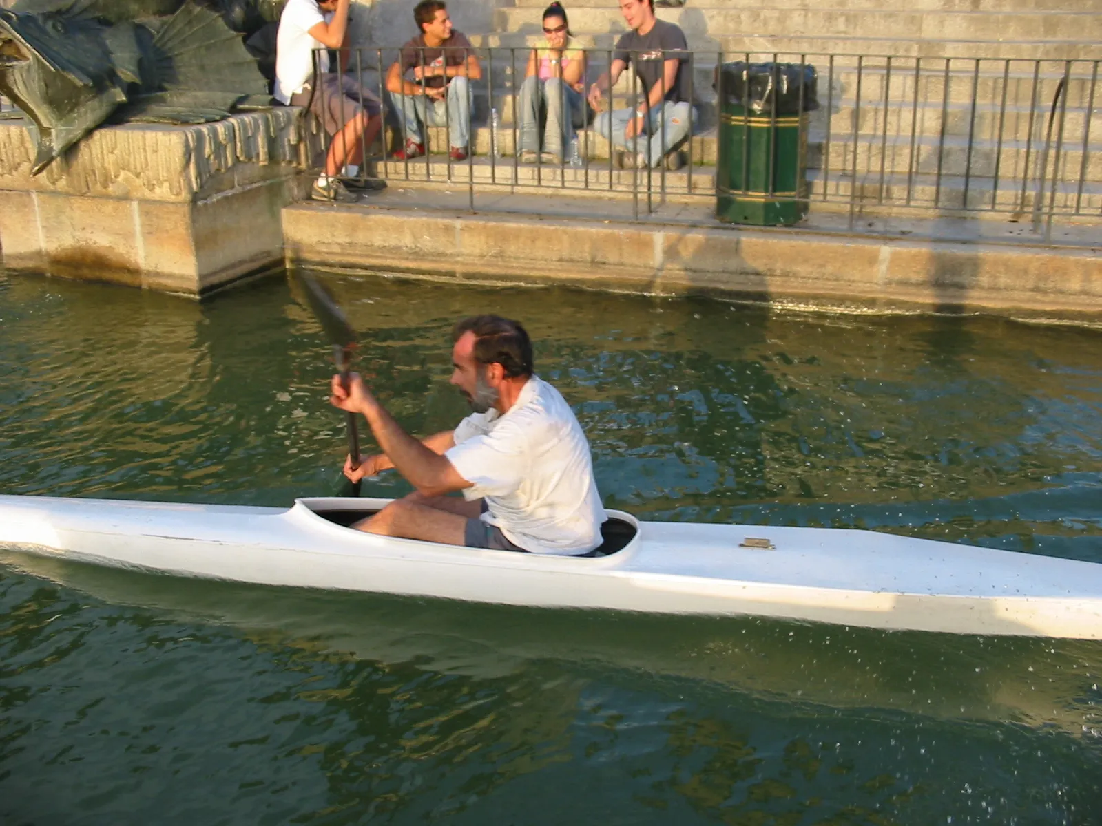 Kayaker at Retiro Park