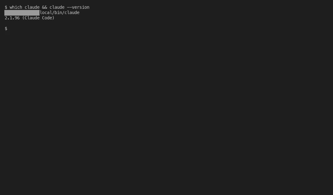Verifying Claude Code installation alongside existing tools